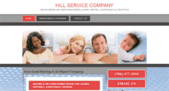 Desktop Screenshot of hillserviceco.com