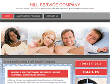 Tablet Screenshot of hillserviceco.com